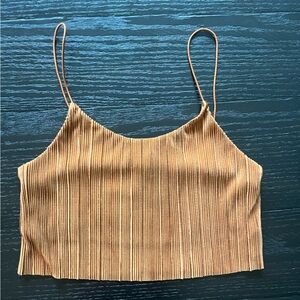 Steve Madden Gianna Plisse Crop Top